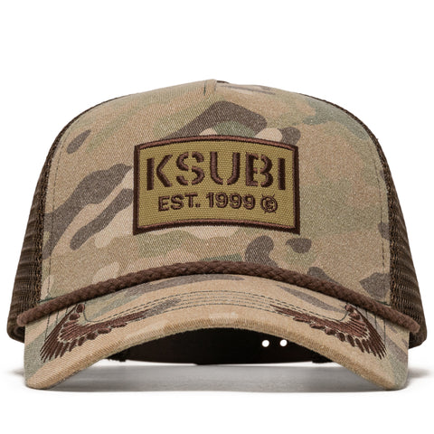 Ksubi State Camo Trucker Hat - Camo