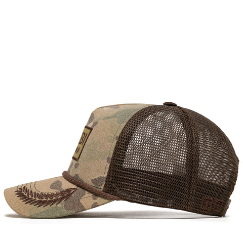 Ksubi State Camo Trucker Hat - Camo