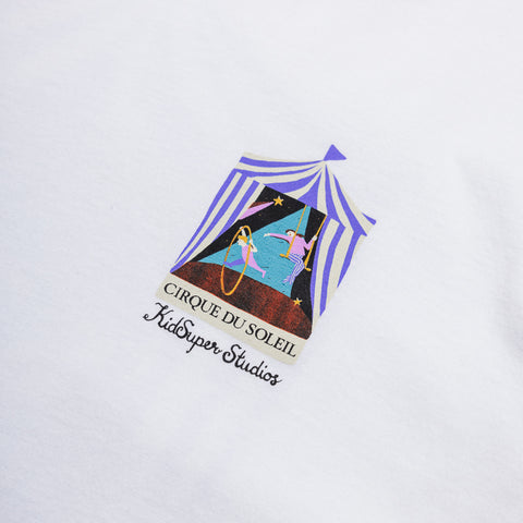 KidSuper Cirque Du Soleil Archive Tee - White