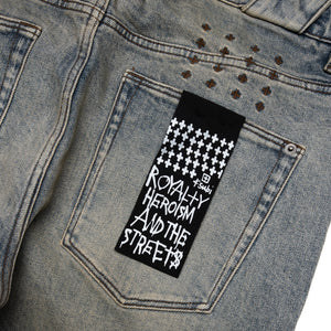 Ksubi Chitch Stature Trashed Idols Denim Pant - Indigo