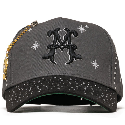 Lifted Anchors Grey Diamond Snapback - Grey/Black