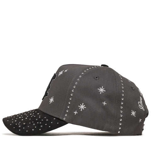 Lifted Anchors Grey Diamond Snapback - Grey/Black