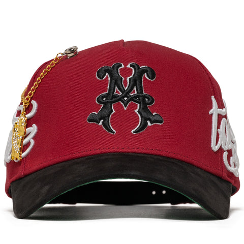 Lifted Anchors Red Diamond Snapback - Red/Black