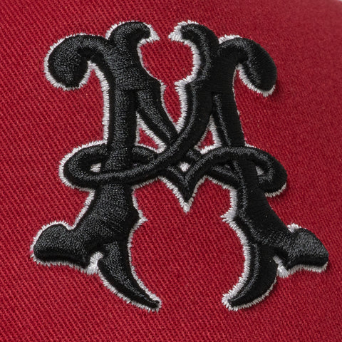 Lifted Anchors Red Diamond Snapback - Red/Black