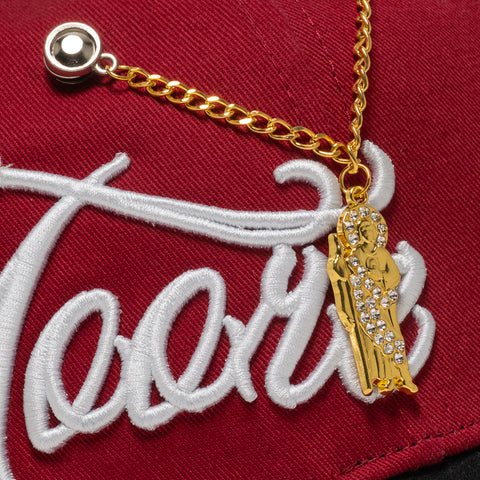 Lifted Anchors Red Diamond Snapback - Red/Black