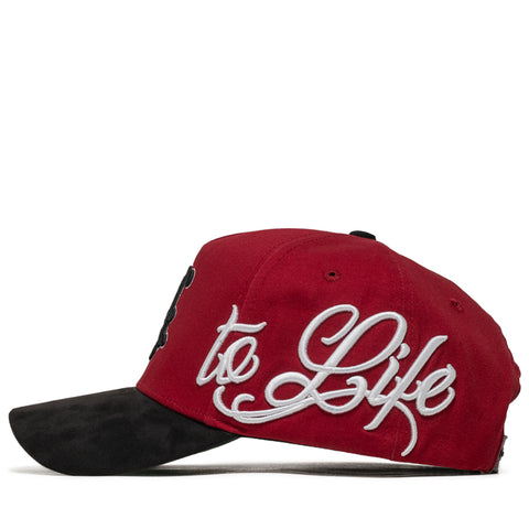 Lifted Anchors Red Diamond Snapback - Red/Black