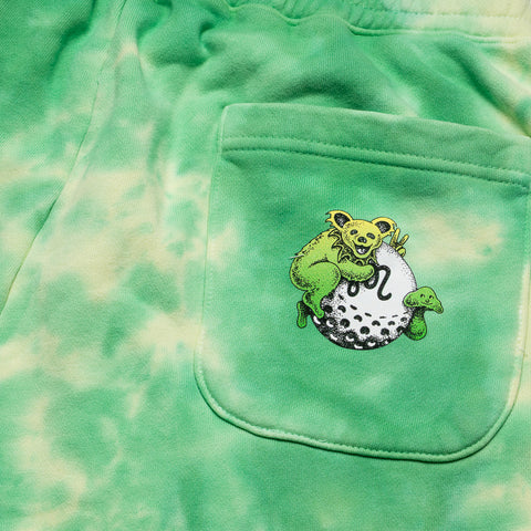 Malbon Golf x Grateful Dead Clubhouse Sweatpant - Green Tie Dye