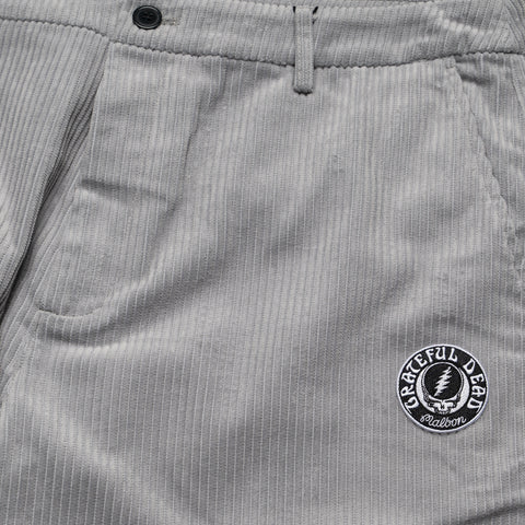 Malbon Golf x Grateful Dead Corduroy Pant - Grey