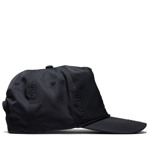 Malbon Golf Eagle Buckets Nylon Rope Hat - Black