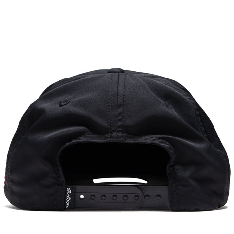 Malbon Golf Eagle Buckets Nylon Rope Hat - Black