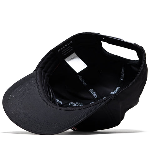 Malbon Golf Eagle Buckets Nylon Rope Hat - Black