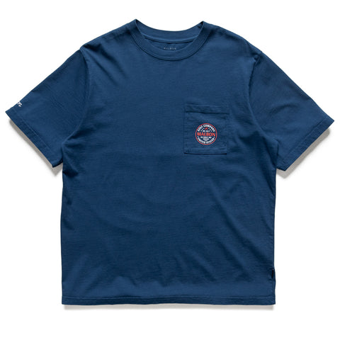 Malbon Golf Eagle Buckets Pocket Tee - Navy