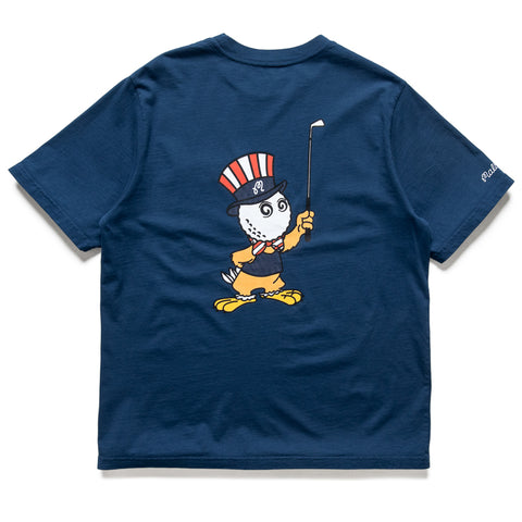 Malbon Golf Eagle Buckets Pocket Tee - Navy