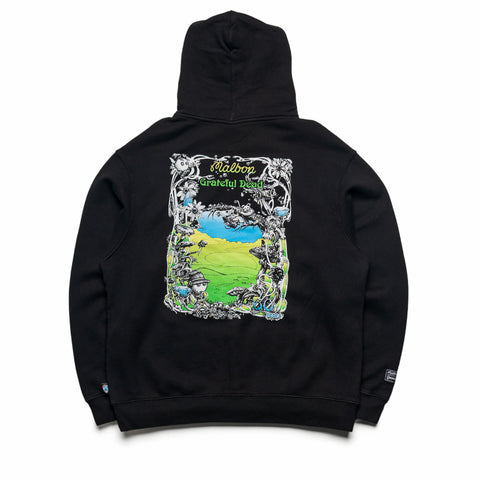 Malbon Golf x Grateful Dead Fesque Hoodie - Black