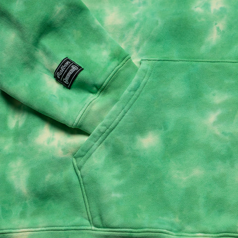 Malbon Golf x Grateful Dead Fesque Hoodie - Green Tie Dye