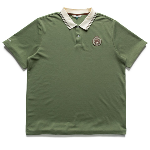 Malbon Golf Fairway Oakwood Polo - Olivine