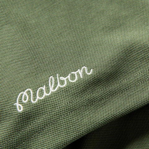 Malbon Golf Fairway Oakwood Polo - Olivine
