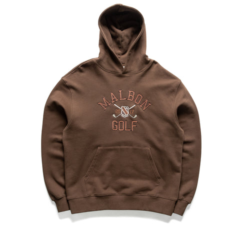 Malbon Golf Fesque Crest Hoodie - Brown