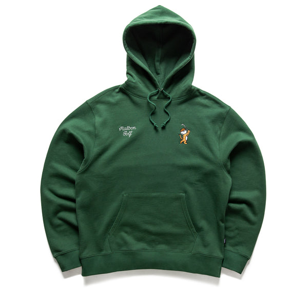 Malbon Golf Tiger Buckets Hoodie Hunter Green