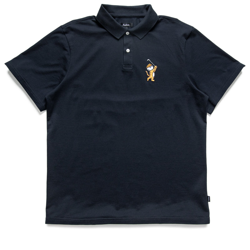 ■Malbon Golf■ TRAVEL BUCKET TECH POLOTTISHIRT NAVY MAN Men's Malbon Golf Navy WM Phoenix Open 'Zona Buckets T-Shirt