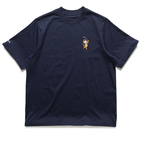 Malbon Golf Tiger Buckets Tee - Navy