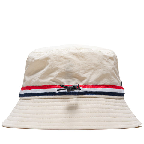 Malbon Golf In Golf We Trust Nylon Bucket Hat - Natural