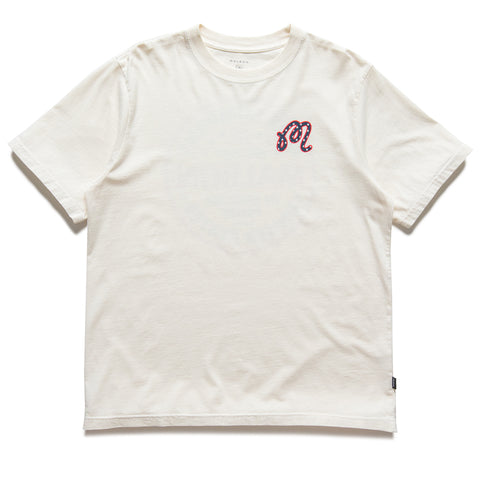 Malbon Golf In Golf We Trust Tee - Natural