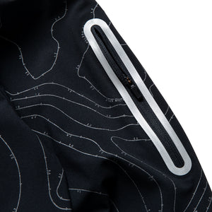 Malbon Run Club MRC Shell Jacket - Jet Black