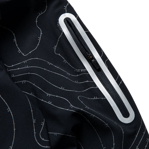 Malbon Run Club MRC Shell Jacket - Jet Black