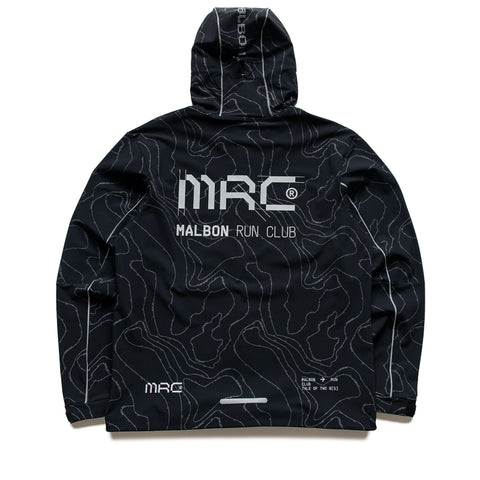 Malbon Run Club MRC Shell Jacket - Jet Black