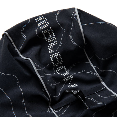 Malbon Run Club MRC Shell Jacket - Jet Black