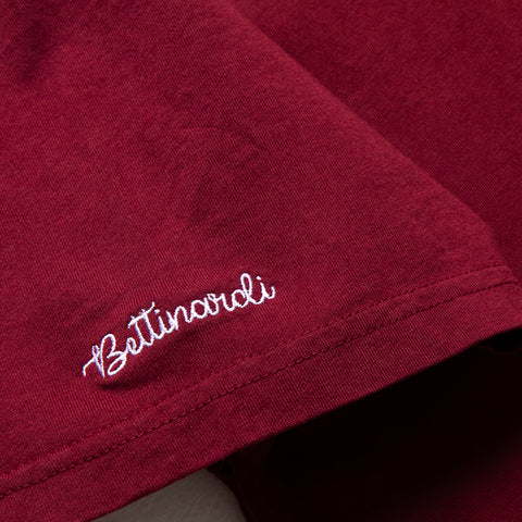 Malbon Golf x Bettinardi Gangster Bermuda Tee - Cabernet