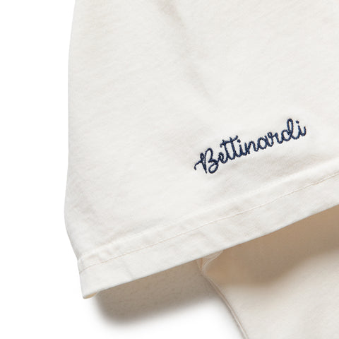 Malbon Golf x Bettinardi Gangster Bermuda Tee - Egret