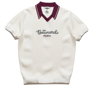 Malbon Golf x Bettinardi Knit Polo - Egret