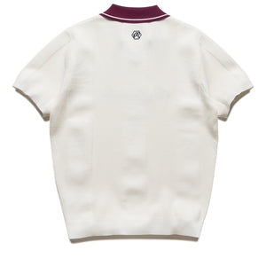 Malbon Golf x Bettinardi Knit Polo - Egret
