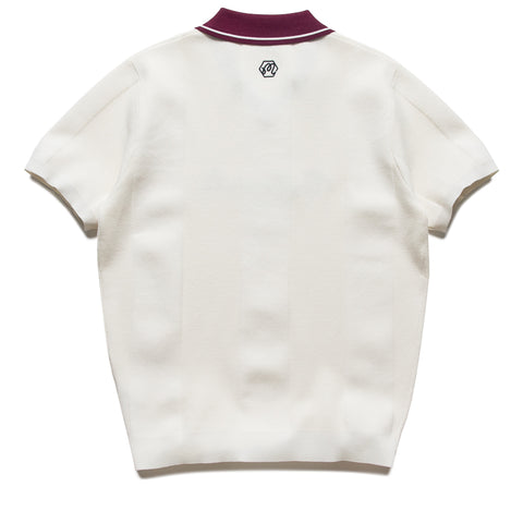 Malbon Golf x Bettinardi Knit Polo - Egret