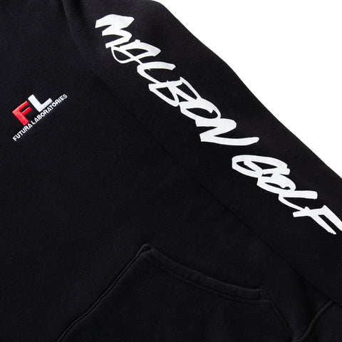 Futura Laboratories x Malbon Golf Tag Hooded Sweatshirt - Black