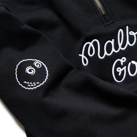 Malbon Golf x Politics Collegiate Sweatshirt - Black