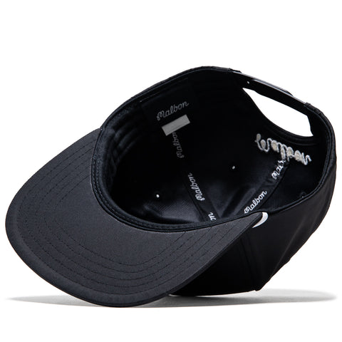 Malbon Golf x Politics Evergreen Poly Rope 5 Panel Hat - Black