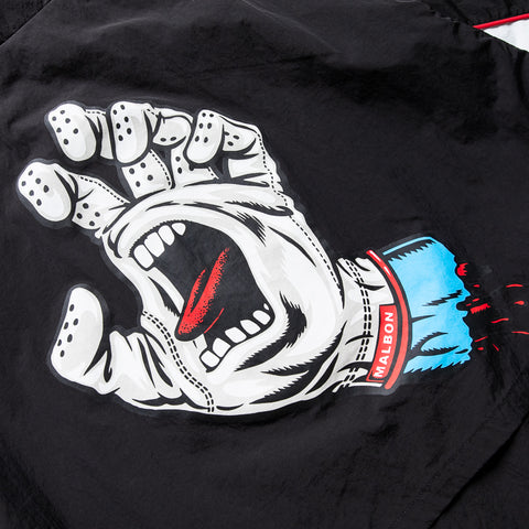 Malbon Golf x Santa Cruz Pine Windshirt - Black