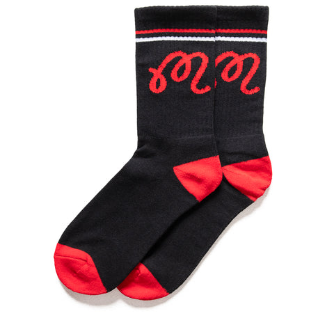 Malbon Golf x Santa Cruz Socks - Black