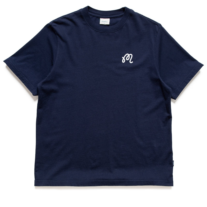 Malbon ネイビー Tシャツ Sneaker Politics