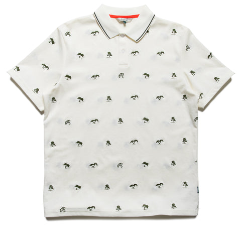 Malbon Golf x Torrey Pines Polo - Egret