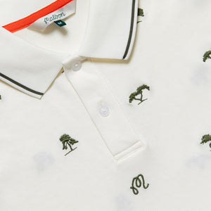 Malbon Golf x Torrey Pines Polo - Egret
