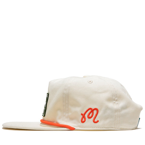 Malbon Golf x Torrey Pines Rope Hat - Egret