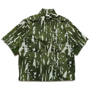 Malbon Golf Pine Inkwash Windshirt - Olive