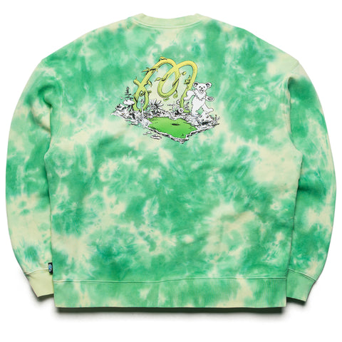 Malbon Golf x Grateful Dead Range Sweatshirt - Green Tie Dye