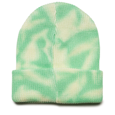 Malbon Golf x Grateful Dead Stealie Beanie - Green Tie Dye