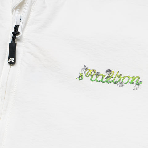 Malbon Golf x Grateful Dead Underwood Windshirt - White