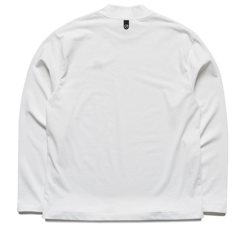【Malbon Golf】モックネックロングスリーブTシャツ M Sneaker Politics